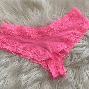 Victoria’s Secret lace Trim cheeky Pink Women's Intimate